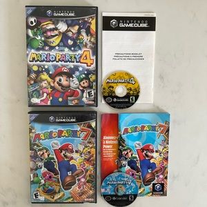 Mario PARTY 4 & 7 BUNDLE for Nintendo GameCube Games